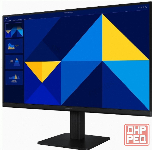 Монитор (ар:арт-4601) 23.6" Samsung S24d300gai, Ips/Fullhd/100гц (Ls24d300gaixci) черный Донецк - изображение 3