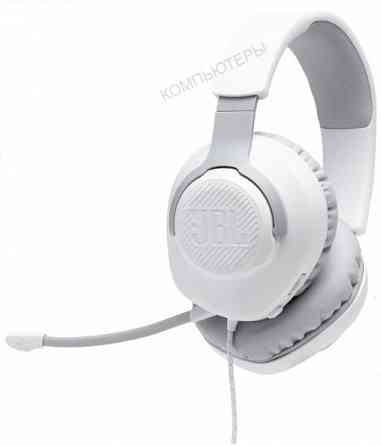Игровые (арт-8664) наушники Jbl Quantum 100 White (Jblquantum100wht) Макеевка