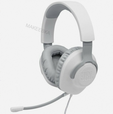 Игровые (арт-8664) наушники Jbl Quantum 100 White (Jblquantum100wht) Макеевка