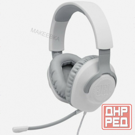 Игровые (арт-8664) наушники Jbl Quantum 100 White (Jblquantum100wht) Макеевка - изображение 1