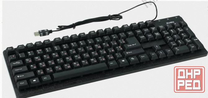 Клавиатура [арт-5410] Sven проводная Standard 301, Usb, 104 клавиши, черная (Sv-03100301ub) Донецк - изображение 1