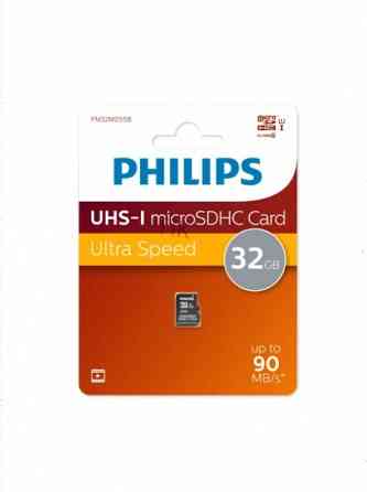 Карта [арт-2018] памяти Philips Fm32md55b/97 32gb High Speed Microsdhc Class 10 90mb/S Донецк