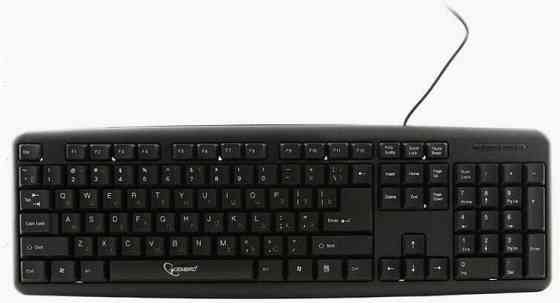 Клавиатура (арт-5262) Gembird Kb-8320u-Bl, Usb, черный тип подключения: проводная, интерфейс: Usb Донецк
