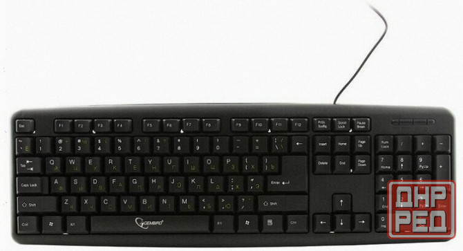 Клавиатура (арт-5262) Gembird Kb-8320u-Bl, Usb, черный тип подключения: проводная, интерфейс: Usb Донецк - изображение 2