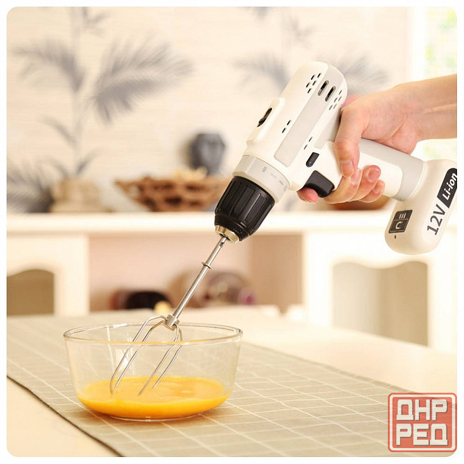 Аккумуляторная дрель-шуруповерт MarsWorker 12V Electric Drill MSID1202-02 Донецк - изображение 3