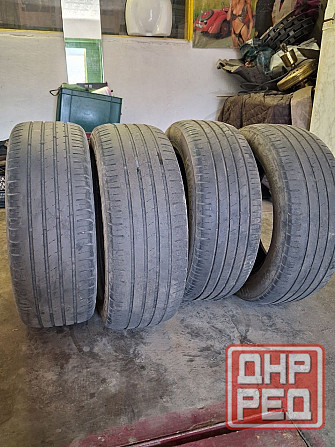 Продам шины KUMHO R16 205/55 лето Макеевка - изображение 1