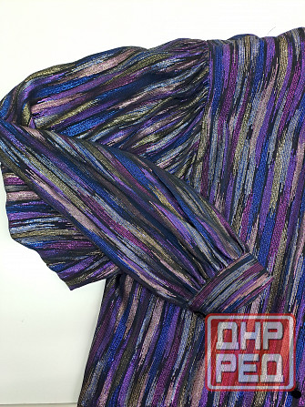 Блузка женская 50 52 блестящая металлик Донецк - изображение 4