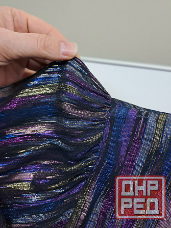 Блузка женская 50 52 блестящая металлик Донецк - изображение 6