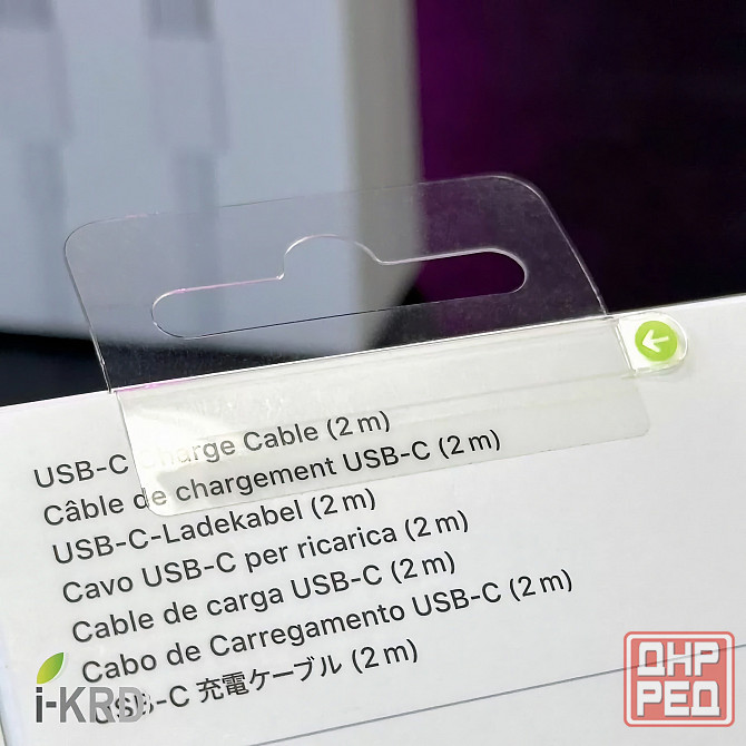 Кабель Apple 2 метра USB-C Charge Cable, Type-C, зарядный, Оригинал (MLL82ZM/A) Донецк - изображение 8