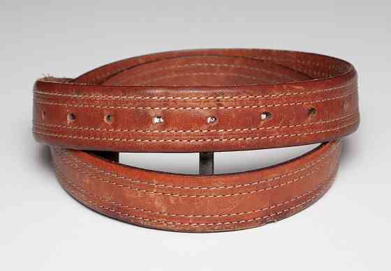 Мужской ремень McGregor б/у кожа оригинал коричневый Донецк