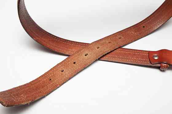 Мужской ремень McGregor б/у кожа оригинал коричневый Донецк