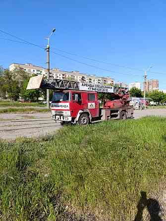 Аренда и услуги телескопической автовышки 35 метров Донецк