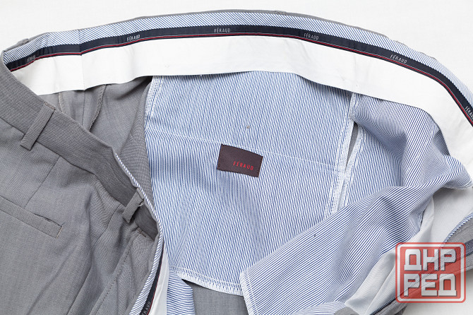 Брюки мужские б/у 56р Feraud серые шерсть Донецк - изображение 4