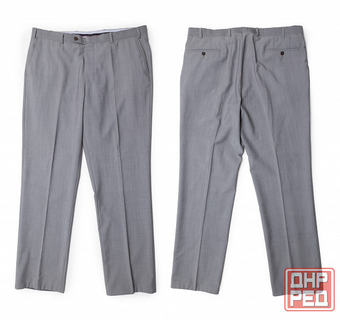 Брюки мужские б/у 56р Feraud серые шерсть Донецк - изображение 1