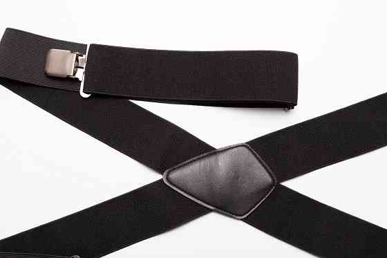 Подтяжки б/у мужские широкие черные Донецк