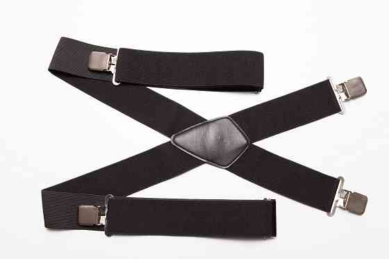 Подтяжки б/у мужские широкие черные Донецк