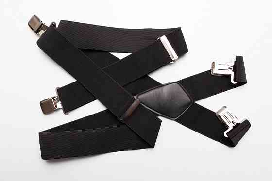 Подтяжки б/у мужские широкие черные Донецк