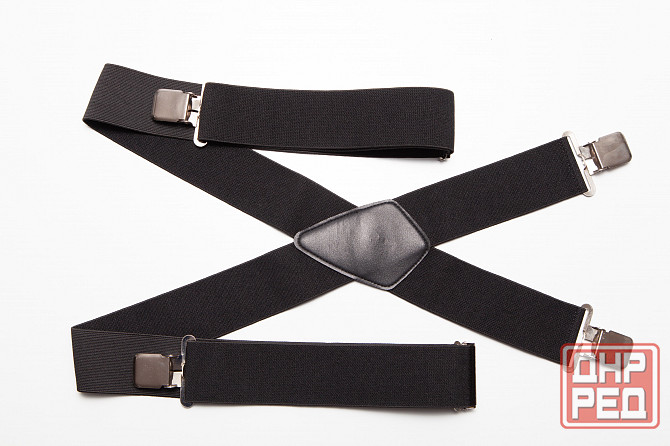 Подтяжки б/у мужские широкие черные Донецк - изображение 2