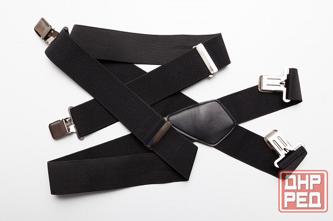 Подтяжки б/у мужские широкие черные Донецк - изображение 4