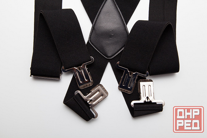 Подтяжки б/у мужские широкие черные Донецк - изображение 3