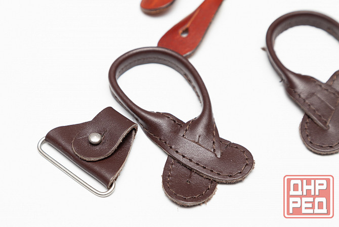 Фурнитура кожа б/у комплект к подтяжкам клипсы зажимы Донецк - изображение 4