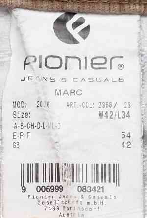 Джинсы мужские б/у 54р Pionier вельветовые Донецк