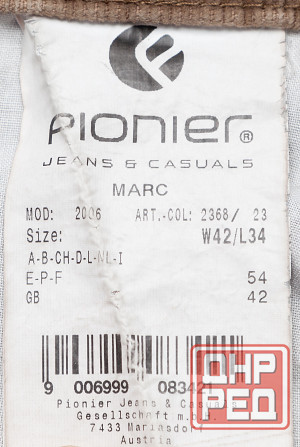 Джинсы мужские б/у 54р Pionier вельветовые Донецк - изображение 6