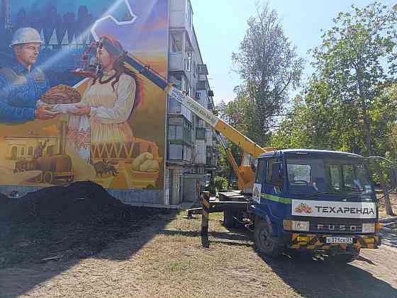 Аренда и услуги телескопической автовышки 28 метров Донецк