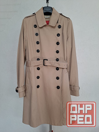 Плащ женский Mango оригинал L бежевый б/у Донецк - изображение 5