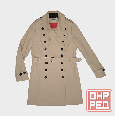 Плащ женский Mango оригинал L бежевый б/у Донецк - изображение 1