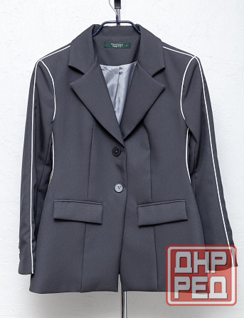 Плащ женский Mango оригинал, размер L, цвет темно бежевый, песочный, б/у. Материал 97% хлопок, 3% эл Донецк - изображение 3