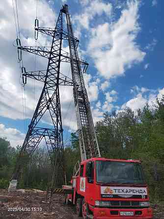 Аренда и услуги больших автовышек 45-50 метров в Макеевке Макеевка