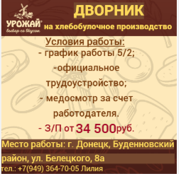 Дворник Донецк