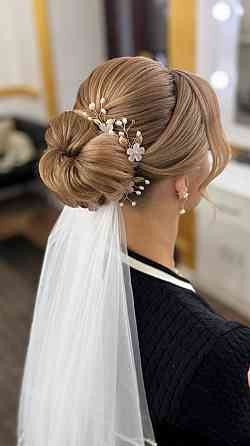 Свадебные Вечерние прически и макияж | Донецк Донецк