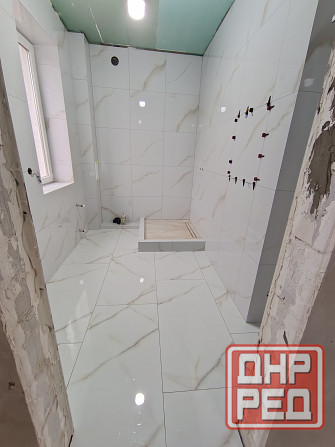 Укладка плитки, услуги плиточника, монтаж плитки крупного формата Донецк - изображение 8