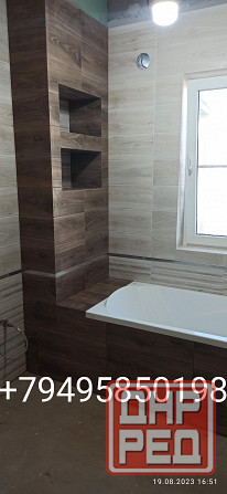 Укладка плитки, услуги плиточника, монтаж плитки крупного формата Донецк - изображение 2