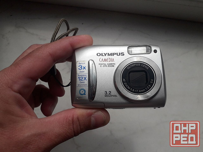 Раритетный цифровой olympus C-370 zoom полностью рабочий Донецк - изображение 2