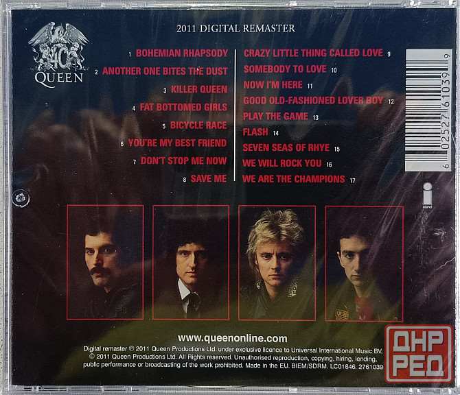 CD диск Queen - Greatest Hits - Донецк - изображение 2