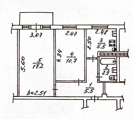 Продажа 2 ком. кв-ры по ул. Литке, (о-р рынок «Объединенный»), г. Донецк Донецк