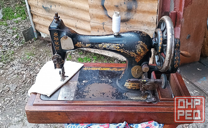 Швейная машинка зингер , винтаж. 1886г. Донецк - изображение 1