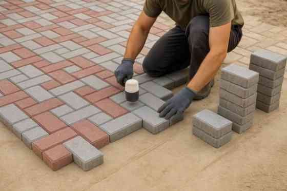 Укладка тротуарной плитки в Луганске Укладка тротуарной плитки в Луганске Луганск