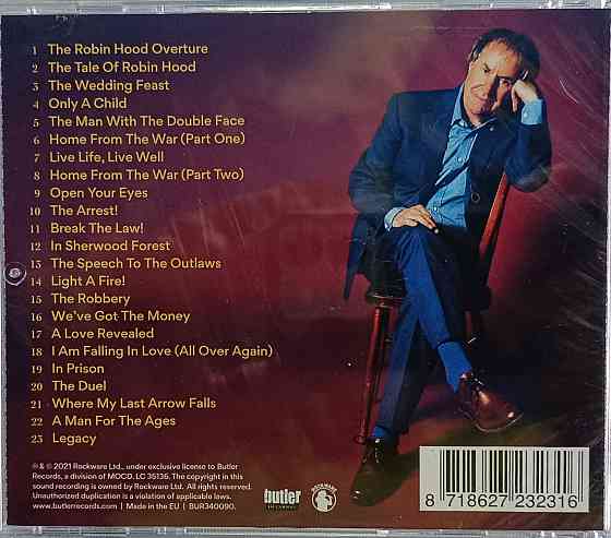 CD диск Chris de Burgh - The Legend of Robin Hood - Донецк