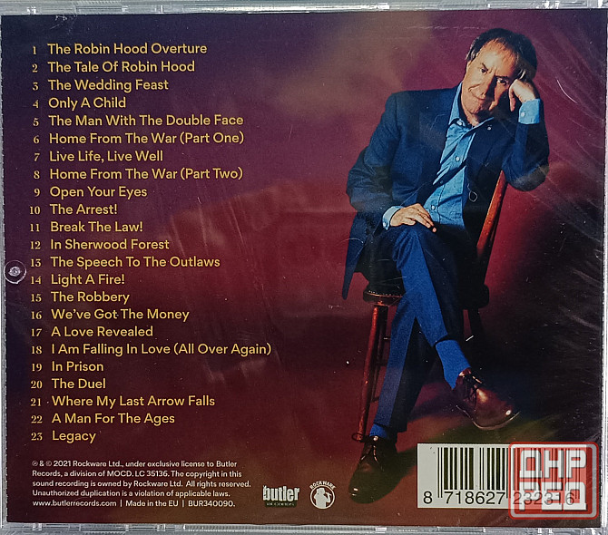 CD диск Chris de Burgh - The Legend of Robin Hood - Донецк - изображение 2