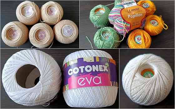 Хлопчатобумажные нитки для вязания Донецк