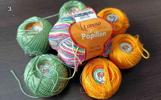 Хлопчатобумажные нитки для вязания Донецк