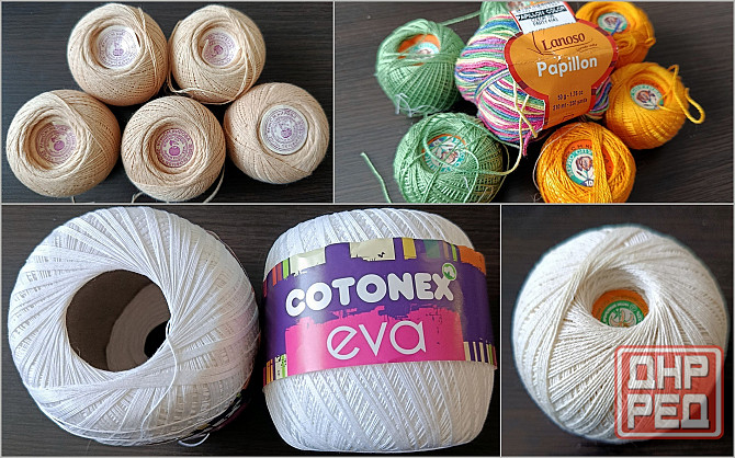 Хлопчатобумажные нитки для вязания Донецк - изображение 1