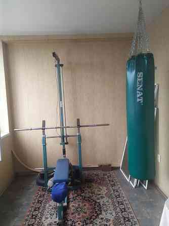 Штанга со станком и грушей Донецк