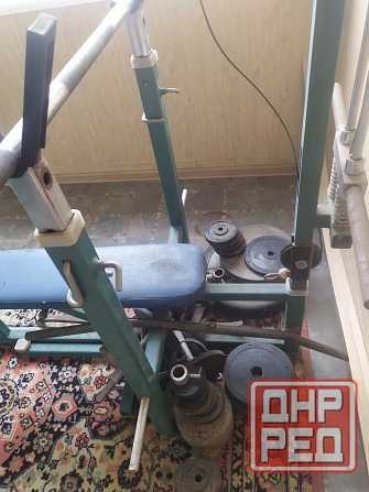 Штанга со станком и грушей Донецк - изображение 2