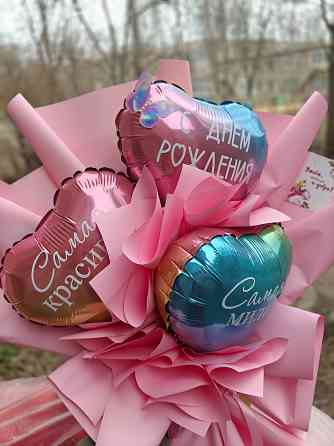 Изготовление букета из воздушных шариков Донецк