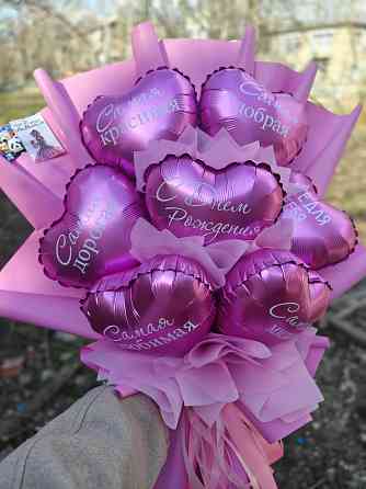 Изготовление букета из воздушных шариков Донецк